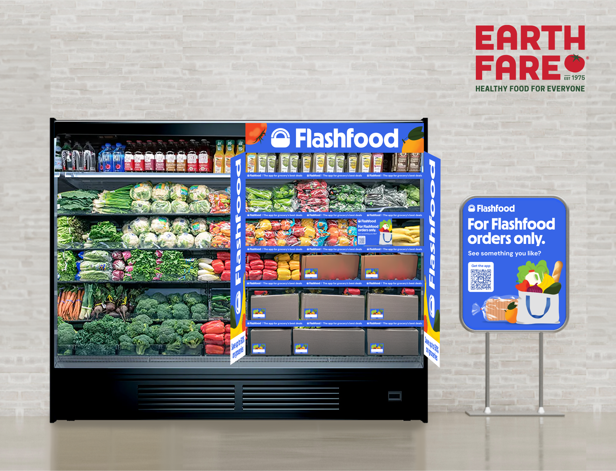 Earth Fare Flashfood zone