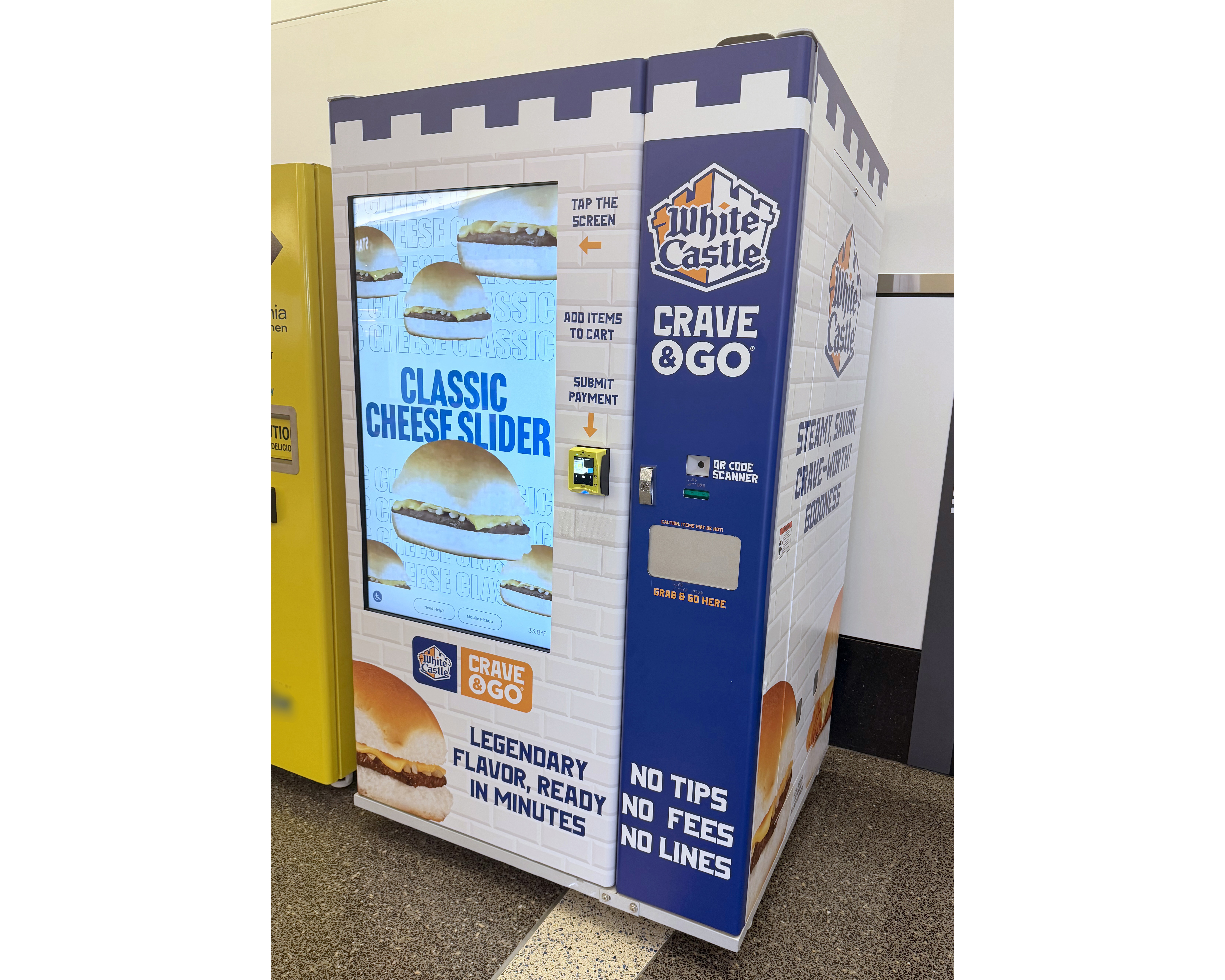 White Castle Crave & Go kiosk